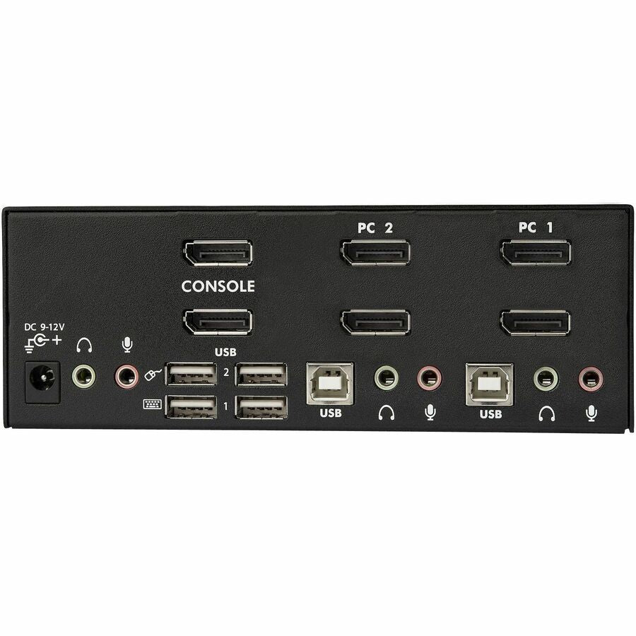 StarTech.com 2 Port DisplayPort Dual-Monitor KVM Switch - DisplayPort KVM - 4K 60 Hz — SV231DPDDUA2