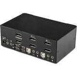 StarTech.com 2 Port DisplayPort Dual-Monitor KVM Switch - DisplayPort KVM - 4K 60 Hz — SV231DPDDUA2