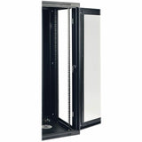 Eaton Tripp Lite Series SmartRack 26U Low-Profile Switch-Depth Wall-Mount Half-Height Rack Enclosure, Clear Acrylic Window, Hinged Back — SRW26USG