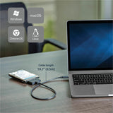 StarTech.com USB C To SATA Adapter - for 2.5" SATA Drives - UASP - External Hard Drive Cable - USB Type C to SATA Adapter — USB31CSAT3CB