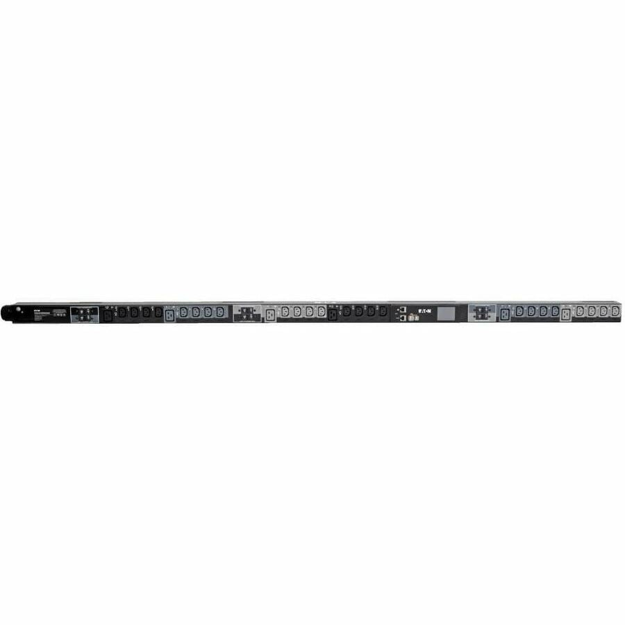 Eaton 23kW 220-240V 3PH Switched PDU - LX Interface, Gigabit, 30 Outlets, IEC 309 32A Red 380-415V Input, LCD, 1.8 m Cord, 0U 1.8 m Height, TAA — PDU3XEVSR6G32B