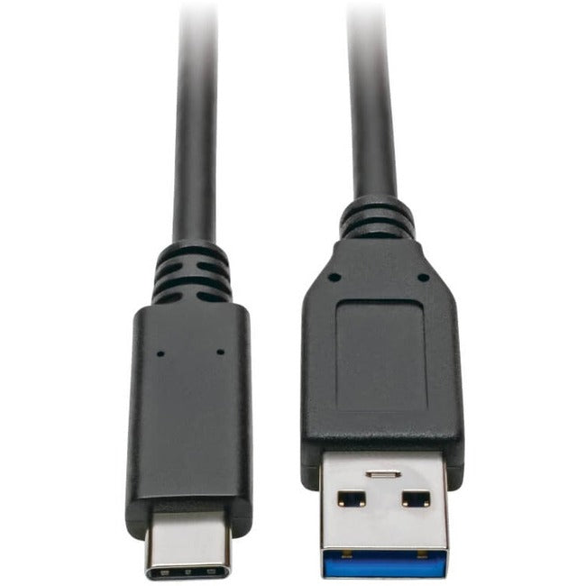 Eaton Tripp Lite Series USB-C to USB-A Cable (M/M), USB 3.2 Gen 2 (10 Gbps), USB-IF Certified, Thunderbolt 3 Compatible, 3 ft. (0.91 m) — U428-C03-G2