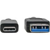 Eaton Tripp Lite Series USB-C to USB-A Cable (M/M), USB 3.2 Gen 2 (10 Gbps), USB-IF Certified, Thunderbolt 3 Compatible, 3 ft. (0.91 m) — U428-C03-G2
