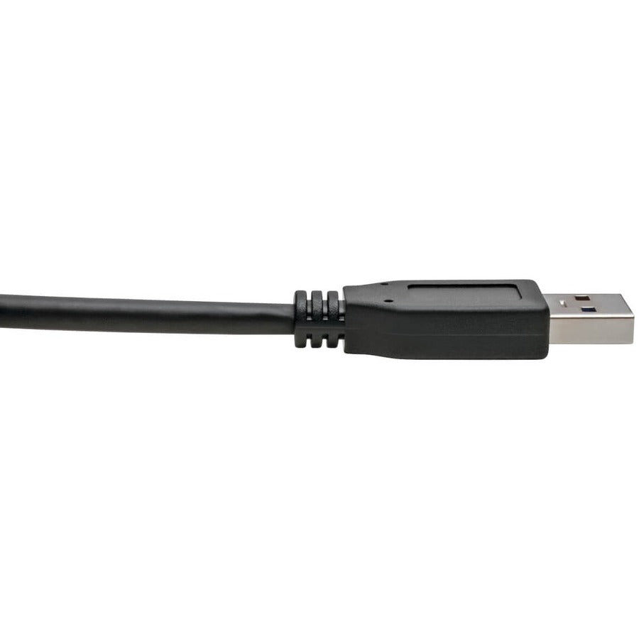 Eaton Tripp Lite Series USB-C to USB-A Cable (M/M), USB 3.2 Gen 2 (10 Gbps), USB-IF Certified, Thunderbolt 3 Compatible, 3 ft. (0.91 m) — U428-C03-G2