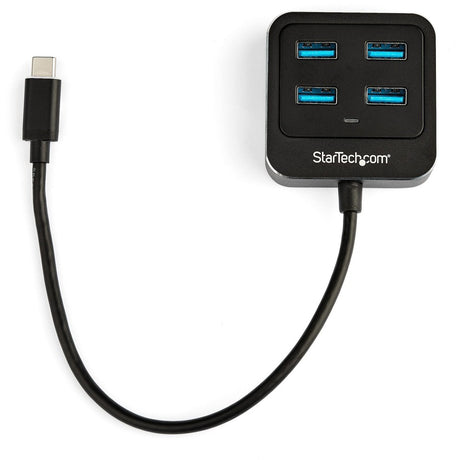 StarTech.com 4 Port USB C Hub - USB-C to 4xUSB-A - 10Gbps USB 3.2 Gen 2 Type-C Hub - USB Bus Powered - Portable/Laptop USB Adapter Hub — HB31C4AB