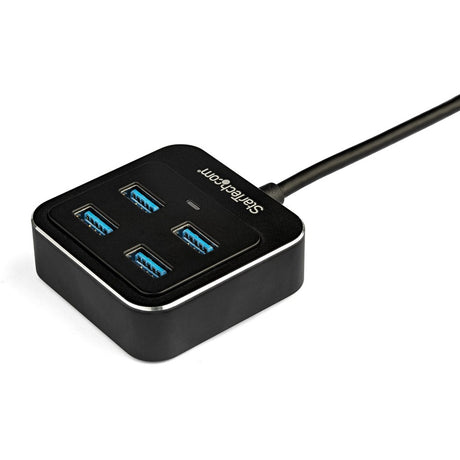 StarTech.com 4 Port USB C Hub - USB-C to 4xUSB-A - 10Gbps USB 3.2 Gen 2 Type-C Hub - USB Bus Powered - Portable/Laptop USB Adapter Hub — HB31C4AB