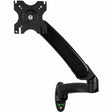 StarTech.com Single Wall Mount Monitor Arm, Gas-Spring, Full Motion Articulating, For VESA Mount Monitors up to 34" (19.8lb/9kg) — ARMPIVWALL