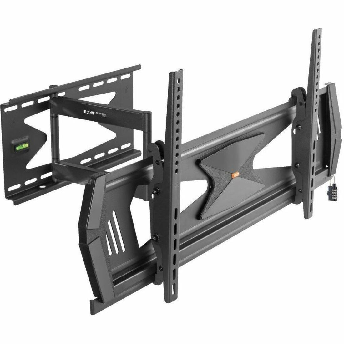 Eaton Tripp Lite Series Heavy-Duty Full-Motion Security TV Wall Mount for 37" to 80", Flat or Curved, UL Certified — DWMSC3780MUL