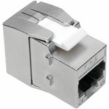Eaton Tripp Lite Series Keystone Jack Cat6a/Cat6/Cat5e, RJ45, Shielded, Dust Cap - Toolless, PoE/PoE+ Compliant, TAA — N238-001-SH-TF
