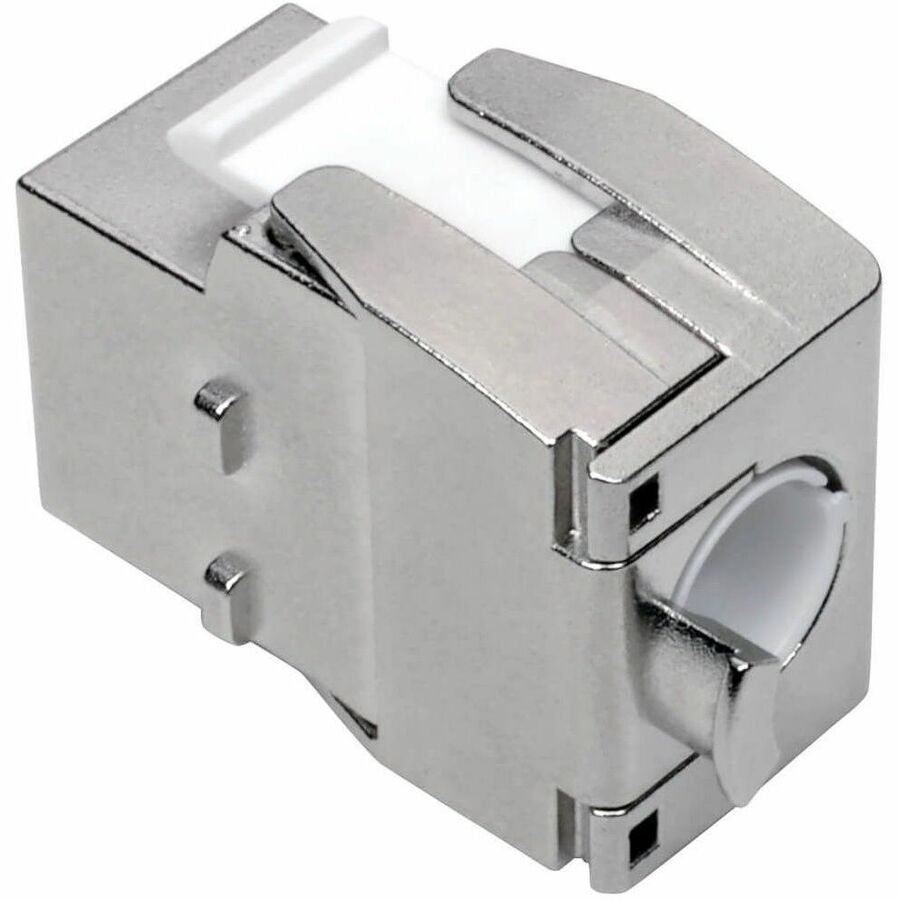 Eaton Tripp Lite Series Keystone Jack Cat6a/Cat6/Cat5e, RJ45, Shielded, Dust Cap - Toolless, PoE/PoE+ Compliant, TAA — N238-001-SH-TF