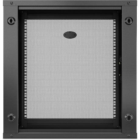 APC NetShelter 12U Wallmount Rack Enclosure Cabinet Single Hinged Switch Depth — AR112SH4