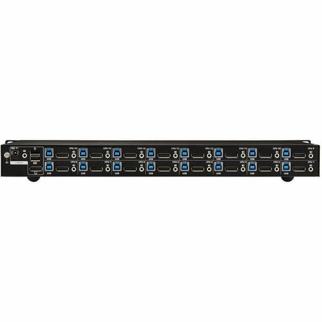 Eaton Tripp Lite Series 16-Port DisplayPort/USB KVM Switch with Audio/Video and USB Peripheral Sharing, 4K 60 Hz, 1U Rack-Mount, TAA — B024-DPU16