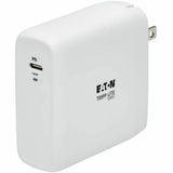 Eaton Tripp Lite Series Compact 1-Port USB-C Wall Charger - GaN Technology, 100W PD3.0 Charging, White — U280-W01-100C1G