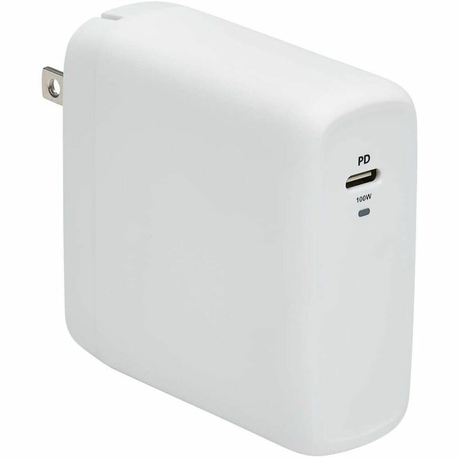 Eaton Tripp Lite Series Compact 1-Port USB-C Wall Charger - GaN Technology, 100W PD3.0 Charging, White — U280-W01-100C1G