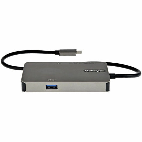 StarTech.com USB-C Multiport Adapter, USB C to 4K HDMI or VGA, USB Type-C Mini Dock, 100W PD Passthrough, 3x USB 3.0, GbE, 12" Long Cable — DKT30CHVPD2