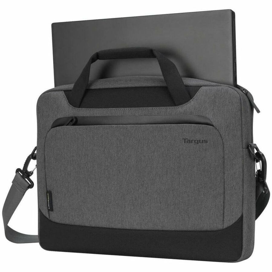 Targus Cypress TBS92602GL Carrying Case (Briefcase) for 14" Notebook - Gray — TBS92602GL