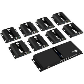 SIIG 1x8 1080p HDMI Splitter HDbitT over IP Extender Kit - 120m — CE-H26W11-S1