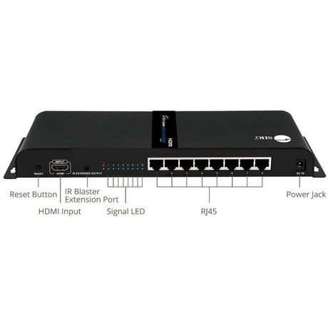 SIIG 1x8 1080p HDMI Splitter HDbitT over IP Extender Kit - 120m — CE-H26W11-S1