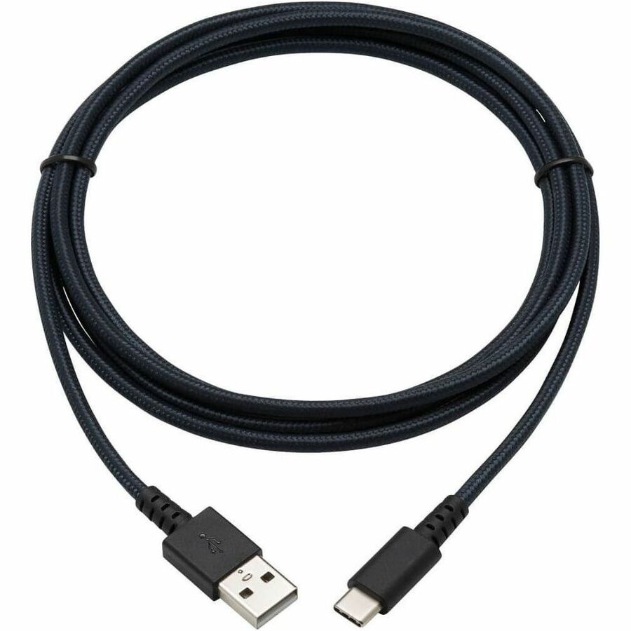 Eaton Tripp Lite Series Heavy-Duty USB-A to USB-C Cable, USB 2.0, UHMWPE and Aramid Fibers, (M/M), Gray, 6 ft. (1.83 m) — U038-006-GY-MAX