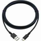 Eaton Tripp Lite Series Heavy-Duty USB-A to USB-C Cable, USB 2.0, UHMWPE and Aramid Fibers, (M/M), Gray, 6 ft. (1.83 m) — U038-006-GY-MAX
