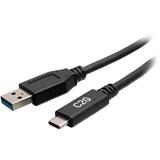C2G 1.5ft USB C to USB A Cable - USB C to A Cable - USB 3.2 Gen 1 - 3A, 5Gbps - Black - M/M — C2G28876