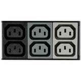 Eaton Tripp Lite Series 8.6kW 208/120V 3-Phase Basic PDU - 48 Outlets (36 C13, 6 C19, 6 5-15/20R), L21-30P Input, 6 ft. Cord, 70 in. 0U Rack — PDU3V6L2130