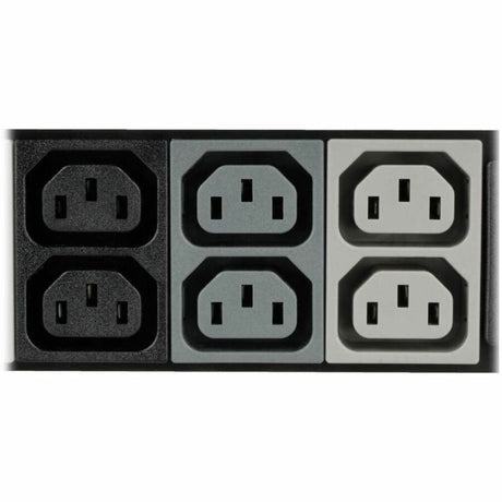 Eaton Tripp Lite Series 8.6kW 208/120V 3-Phase Basic PDU - 48 Outlets (36 C13, 6 C19, 6 5-15/20R), L21-30P Input, 6 ft. Cord, 70 in. 0U Rack — PDU3V6L2130