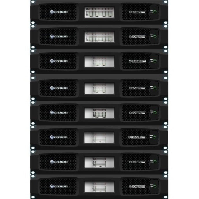Crown DriveCore Install 4|1250 Amplifier - 10 kW RMS - 4 Channel - Black — DCI4X1250-U-USFX