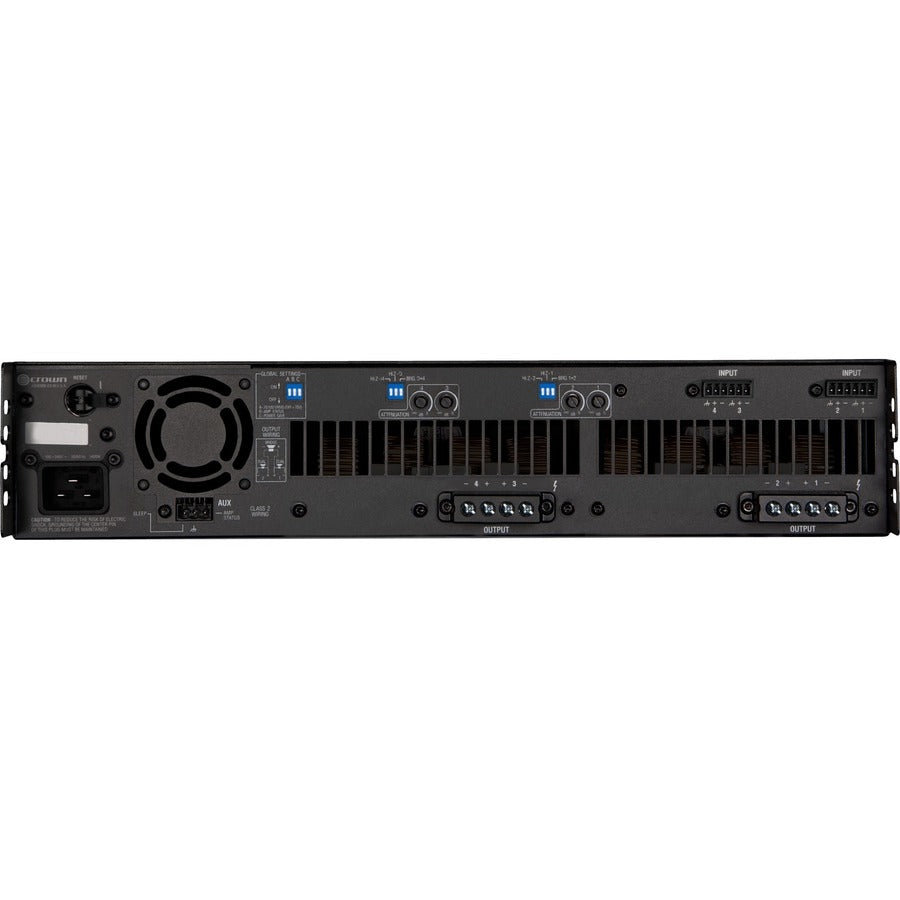 Crown DriveCore Install 4|1250 Amplifier - 10 kW RMS - 4 Channel - Black — DCI4X1250-U-USFX