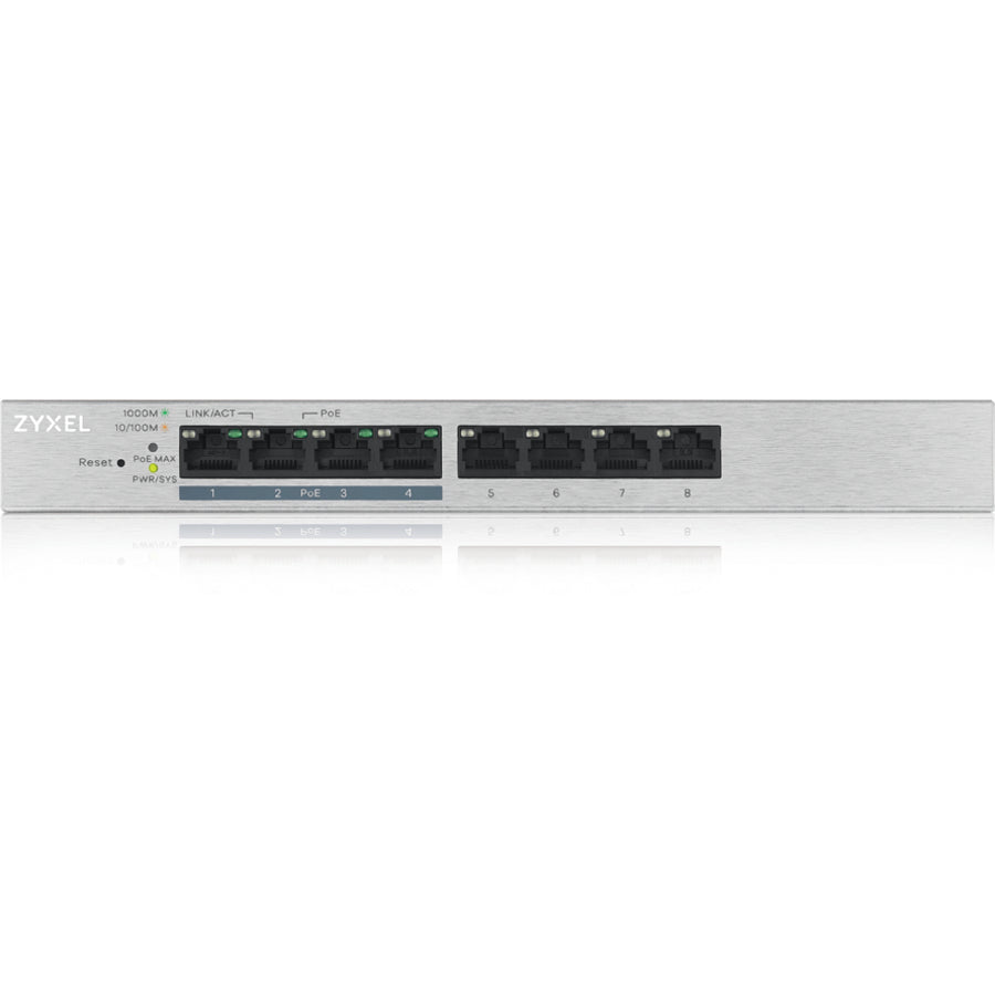 ZYXEL 8-Port GbE Web Managed PoE Switch — GS1200-8HP