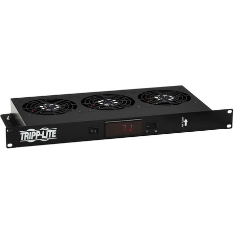 Eaton Tripp Lite Series 1U Blanking Panel with Temperature Sensor and High-Performance Fans — SRFAN1UTEMP