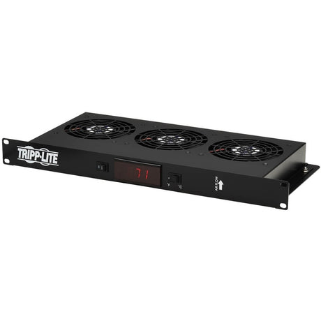 Eaton Tripp Lite Series 1U Blanking Panel with Temperature Sensor and High-Performance Fans — SRFAN1UTEMP