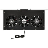 Eaton Tripp Lite Series 1U Blanking Panel with Temperature Sensor and High-Performance Fans — SRFAN1UTEMP