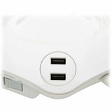 Eaton Tripp Lite Series Conference Power Surge Protector - 4 NEMA 5-15R Outlets, USB-C & 3 USB-A Ports, Micro-USB, 8 ft. Cord — TLP48USBCUFO