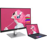 ASUS ProArt Display 27" 1440P Monitor (PA278CV) - QHD (2560 x 1440), IPS, 100% sRGB/Rec. 709, ?E < 2, Calman Verified, USB Hub, USB-C, DisplayPort Daisy-Chaining, HDMI, Eye Care, Height Adjustable — PA278CV