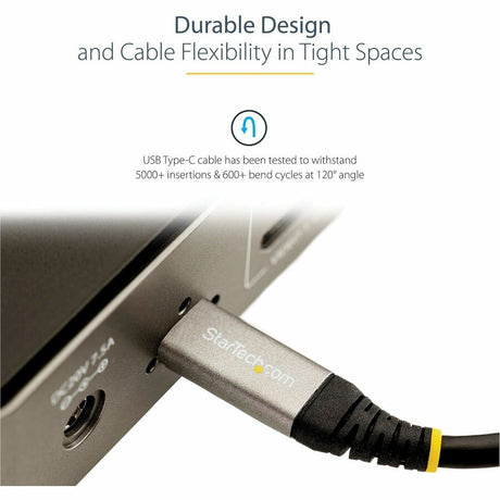 StarTech.com 3ft 1m USB C Cable 10Gbps, USB-IF Certified USB-C Cable, USB 3.1 Type-C Cable, 5A/100W PD, DP Alt Mode, USB C Cord — USB31CCV1M
