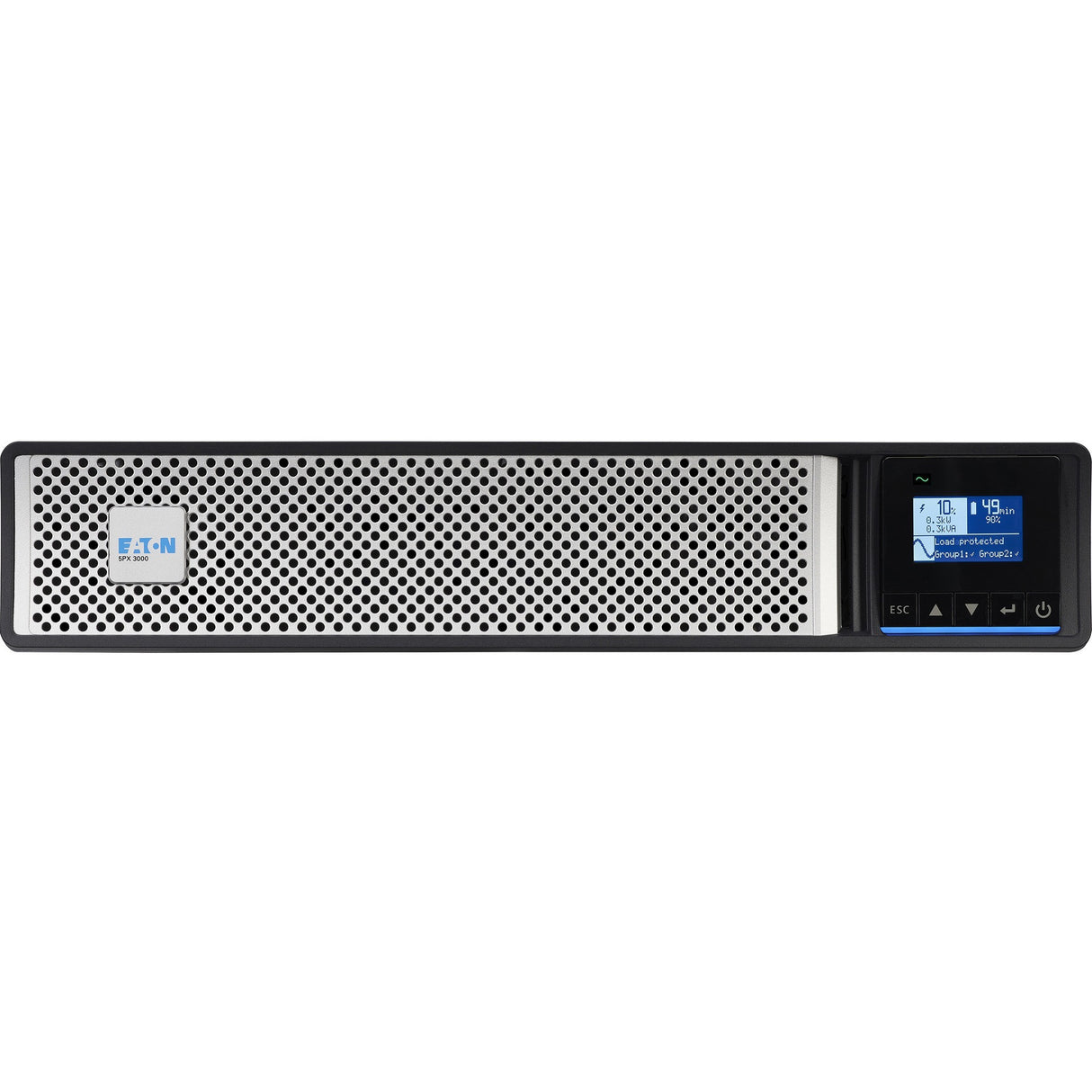 Eaton 5PX G2 3000VA 3000W 120V Line-Interactive UPS - 6 NEMA 5-20R, 1 L5-30R Outlets, Cybersecure Network Card Included, Extended Run, 2U Rack/Tower — 5PX3000RTNG2