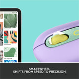 Logitech POP Mouse, Wireless Mouse with Customizable Emojis, SilentTouch Technology, Precision Scroll, Daydream — 910-006544