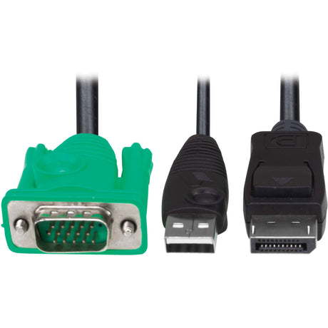 Eaton Tripp Lite Series VGA to DisplayPort and USB-A Adapter Cable Kit for B020-U and B022-U KVM, 6 ft. (1.8 m) — P778-006-DP
