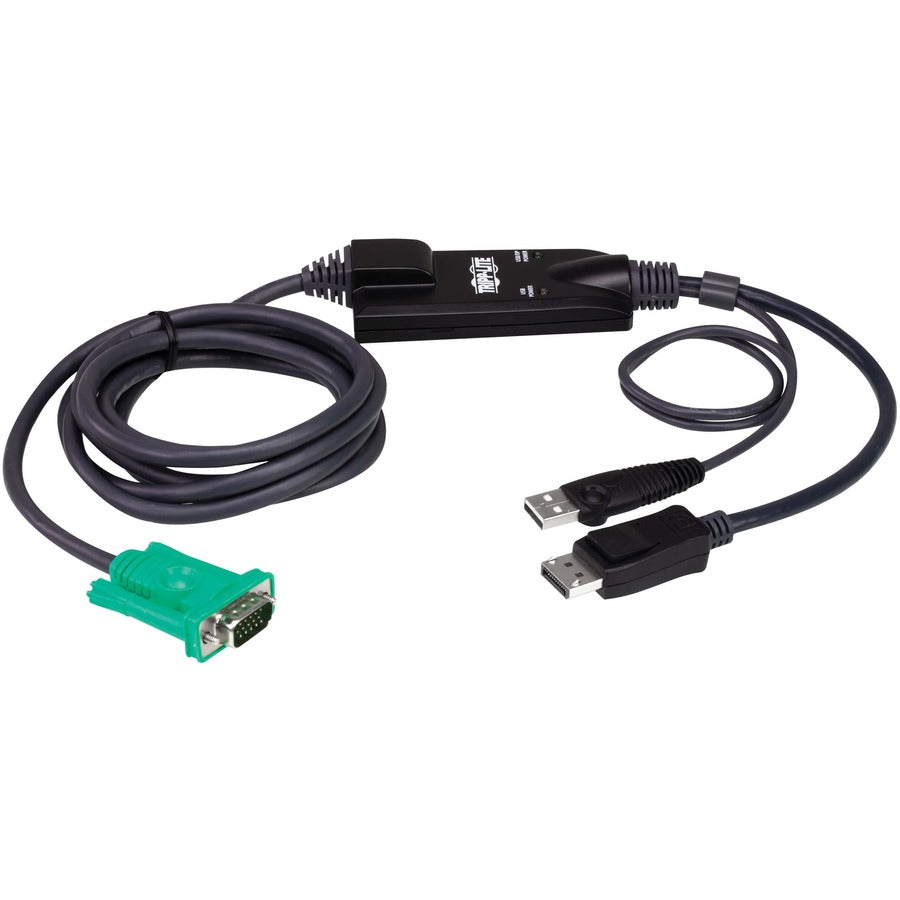 Eaton Tripp Lite Series VGA to DisplayPort and USB-A Adapter Cable Kit for B020-U and B022-U KVM, 6 ft. (1.8 m) — P778-006-DP