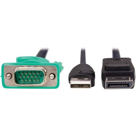 Eaton Tripp Lite Series VGA to DisplayPort and USB-A Adapter Cable Kit for B020-U and B022-U KVM, 6 ft. (1.8 m) — P778-006-DP