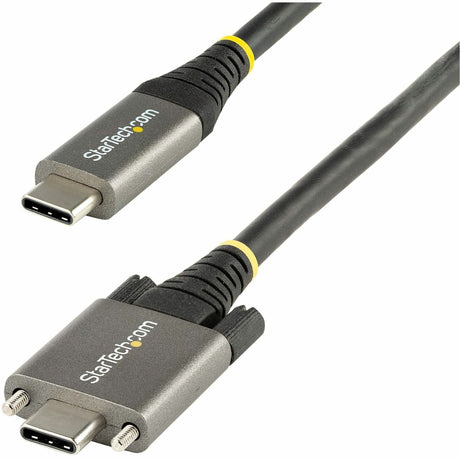 StarTech.com 3ft 1m Side Screw Locking USB C Cable 10Gbps, USB 3.1 Type-C Cable, 5A/100W PD, DP Alt Mode, Dual Screw Lock USB-C Cord — USB31CCSLKV1M