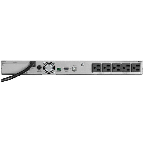 Eaton Tripp Lite Series 1440VA 1100W 120V Line-Interactive UPS - 5 NEMA 5-15R Outlets, Network Card Option, USB, DB9, 1U Rack/Tower — SMART1500RT1U