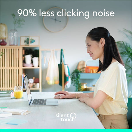 Logitech Signature M650 Wireless Mouse - For Small to Medium Sized Hands, 2-Year Battery, Silent Clicks, Rose — 910-006251