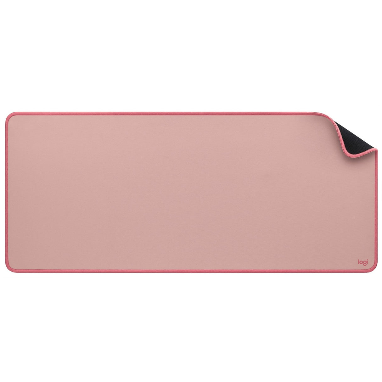 Logitech Desk Mat - Studio Series, Multifunctional Large Desk Pad, Anti-slip Base, Spill-resistant Durable Design, Darker Rose — 956-000048