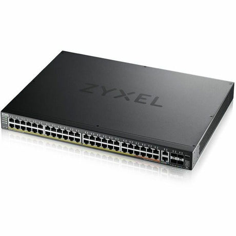 ZYXEL XGS2220-54HP 48-Port Gigabit L3 Managed and Nebula Pro Cloud Managed Switch | 40 PoE+ / 10 PoE++ Ports at 600W with 4 SFP+ 10G Uplinks and 2 10G Ethernet Ports — XGS2220-54HP