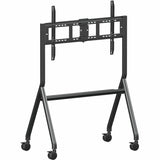 ViewSonic VB-STND-009 Slim Mobile TV Cart for 55 to 86 inch screens up to 265 lbs, VESA Pattern Compatible for 400x200 to 900x600mm, Storage Tray, and Lockable Wheels — VB-STND-009