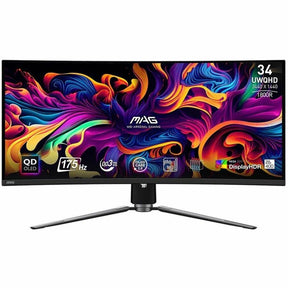 MSI MAG 341CQP OD-OLED 34" Class UW-QHD Curved Screen Gaming OLED Monitor - 21:9 - Black — MAG341CQPQDOLED