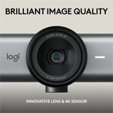 Logitech MX Brio 705 for Business 4K Webcam with Auto Light Correction, Ultra HD, Auto-Framing, Show Mode, USB-C, Works with Microsoft Teams, Zoom, Google Meet, Graphite — 960-001529
