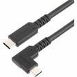 StarTech.com 3ft (1m) Rugged Right Angle USB-C Cable, USB 10 Gbps, USB C to C Data Transfer Cable, 100W PD, 4K 60Hz, 90 Degree USB-C Cable — RUSB31CC1MBR
